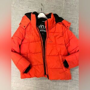 Calvin Klein Red Puffer Coat - women’s medium